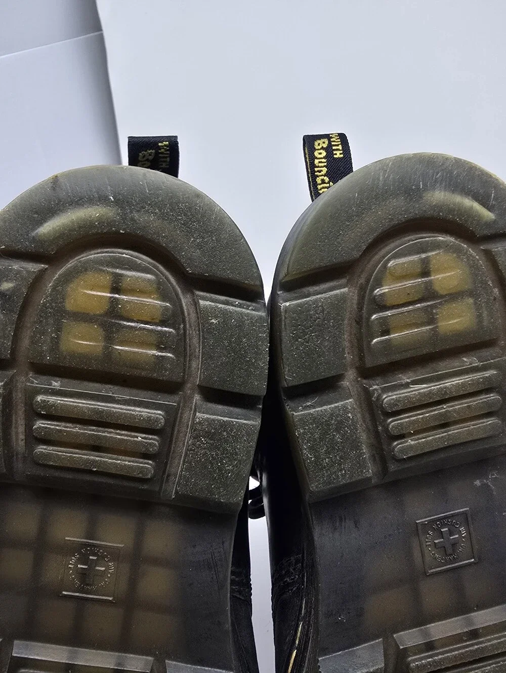 Dr. Martens *FLAWS* Reeder Shoes Mens Size 10 Black Leather Casual Sneakers